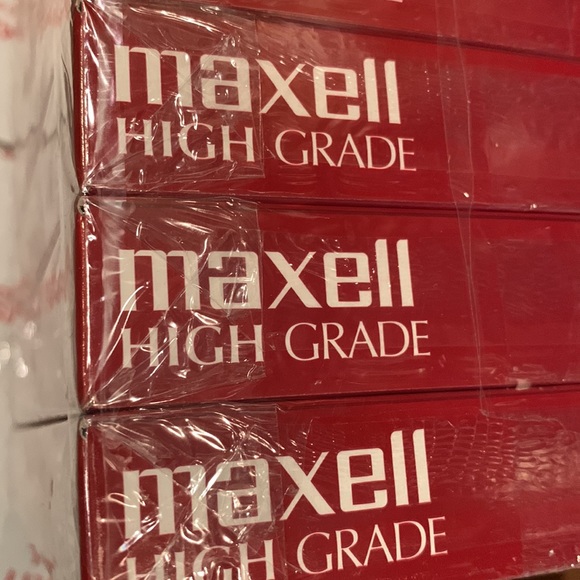 MAXWELL High Grade T-120 VHS blank cassette tape 246m set of 8 NEW - Picture 6 of 8